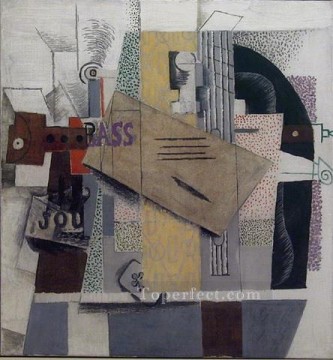 El violín 1914 Pablo Picasso Pinturas al óleo